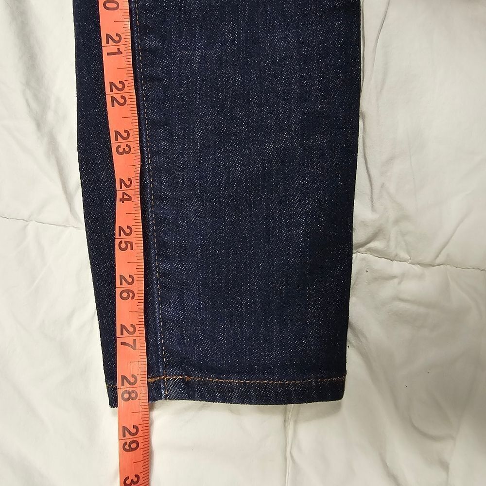 Eileen Fisher Dark Wash High Rise Skinny Jeans Women's Size 6 - Picture 10 of 10